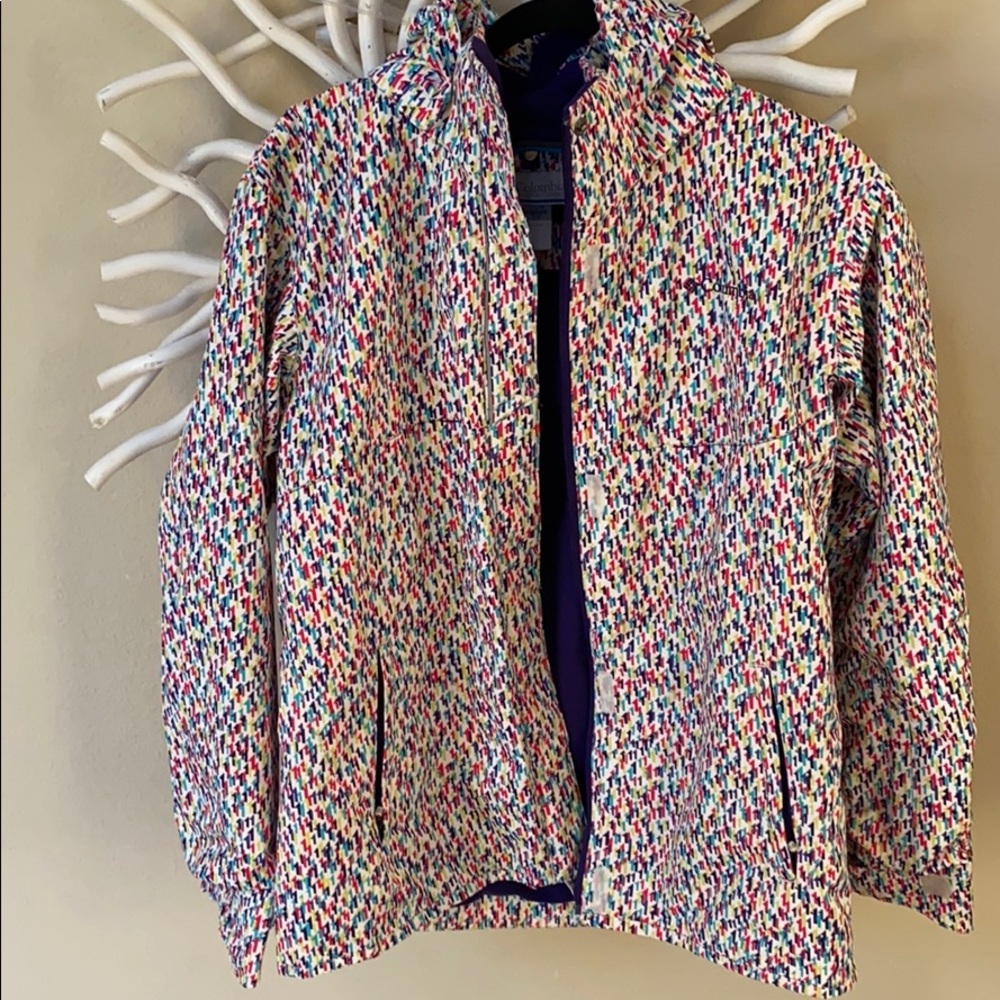 Columbia colorful ski and snow jacket XL